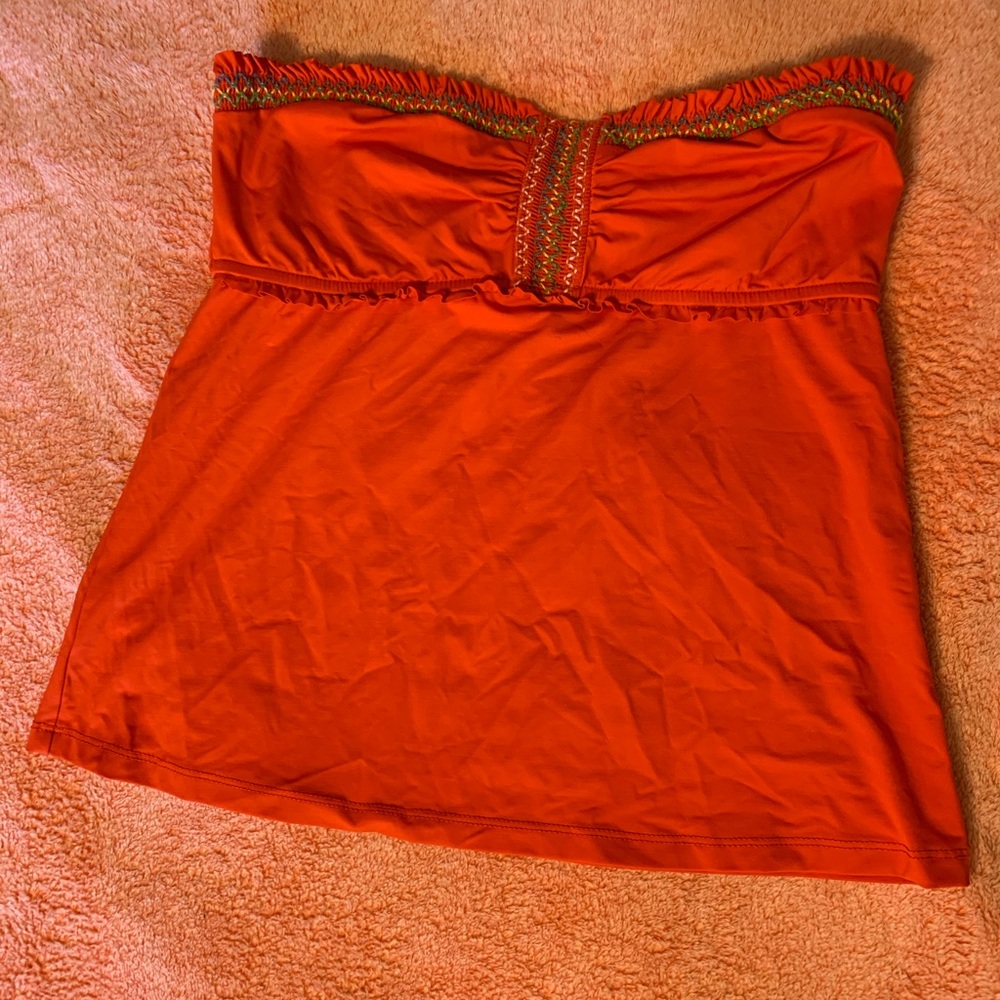 Orange Tankini Top